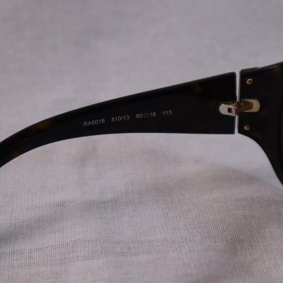 Ralph Lauren RA5018 Tortoise Shell Oversized Sunglasses | 60mm | Brown Lenses - Picture 5 of 8